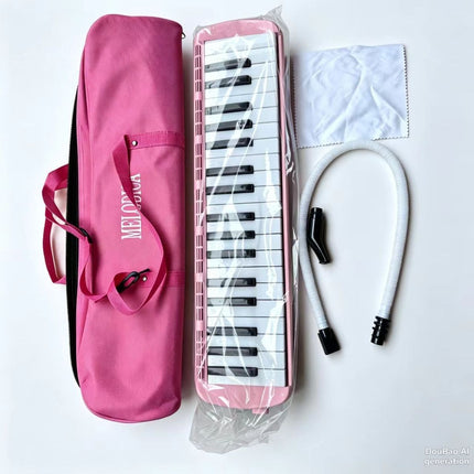 32-key melodica, 37-key melodica, student melodica, beginner melodica, musical instrument, music education, portable instrument, Australian students, classroom music - Green - Size 37