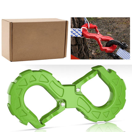 red heavy-duty S-shaped trailer tow hook, G80 steel, 14968.55 kg load capacity, off-road rescue, truck towing, SUV tow hook, vehicle recovery, self-locking tongue - Black - Size S