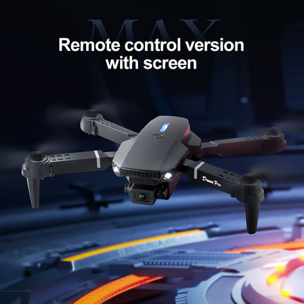 S2 MAX drone, dual-camera drone, upgraded remote control, ESC camera, long-lasting battery, 360° intelligent infrared flight, flying toy, drone gift, beginner drone, FPV drone - Gray - Size Two batteries