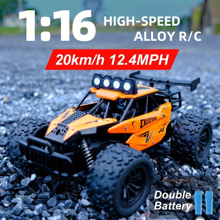 1:16 metal RC car, high-speed drifting, off-road racing car, boys toy car, 2.4GHz remote control, outdoor play toy, drift car, remote control car for kids, Australian toy - Black - Size variable speed