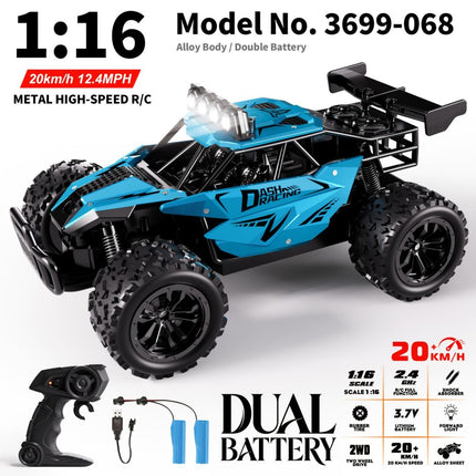 1:16 metal RC car, high-speed drifting, off-road racing car, boys toy car, 2.4GHz remote control, outdoor play toy, drift car, remote control car for kids, Australian toy - Black - Size variable speed