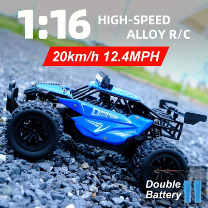 1:16 metal RC car, high-speed drifting, off-road racing car, boys toy car, 2.4GHz remote control, outdoor play toy, drift car, remote control car for kids, Australian toy - Black - Size variable speed