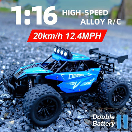 1:16 metal RC car, high-speed drifting, off-road racing car, boys toy car, 2.4GHz remote control, outdoor play toy, drift car, remote control car for kids, Australian toy - Orange - Size variable speed