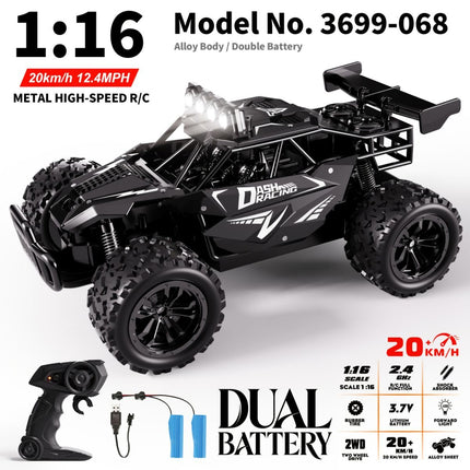 1:16 metal RC car, high-speed drifting, off-road racing car, boys toy car, 2.4GHz remote control, outdoor play toy, drift car, remote control car for kids, Australian toy - Orange - Size variable speed