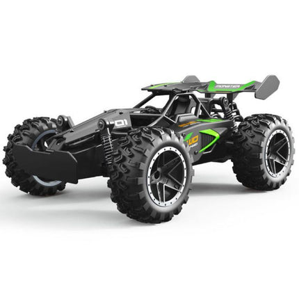 2.4G remote control car, high-speed off-road car, remote control toy for kids, four-wheel drive car, RC car with lights, outdoor toy Australia, gift for kids - Turquoise - Size Three-electric systems