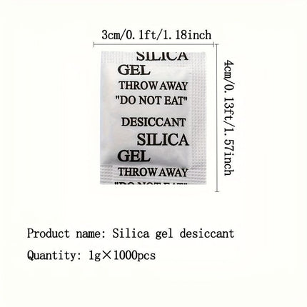 Silica Gel Desiccant, Moisture Absorber (Size 1000g)