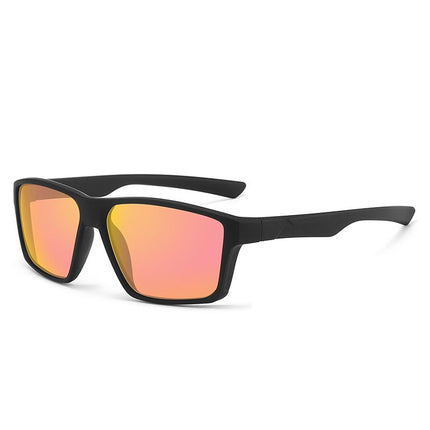 men's sports sunglasses, TR90 sunglasses, polarized sunglasses, UV protection sunglasses, driving sunglasses, cycling sunglasses, Australian sun protection - Black - Size 1PCS