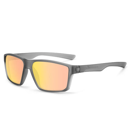 men's sports sunglasses, TR90 sunglasses, polarized sunglasses, UV protection sunglasses, driving sunglasses, cycling sunglasses, Australian sun protection - Red - Size 1PCS