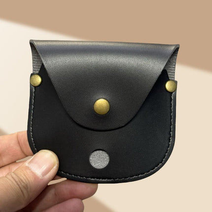 leather compass pouch,compass holder,outdoor survival gear,exploration accessories,seafarer navigation,hiking equipment,Australia outdoor gear,compass protection,leather gear,adventure gift - Black - Size 2PCS