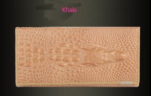 women's wallet, alligator print wallet, genuine leather wallet, long wallet, large capacity wallet, designer wallet, Australian women's fashion, leather accessories, luxury wallet, zippered wallet - Navy - Size 1PCS