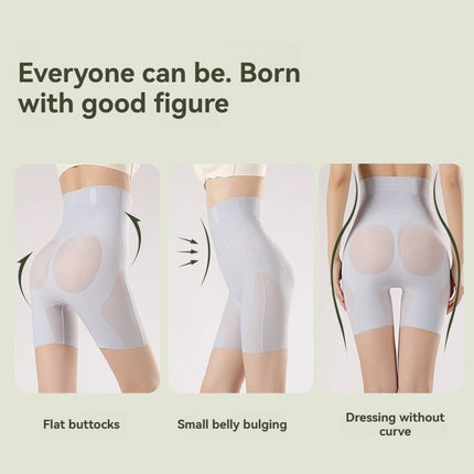 Antibacterial Shapewear Tummy Control Shorts Butt Lifting Shapewear Women'S - Blue - Size XL56-65KG