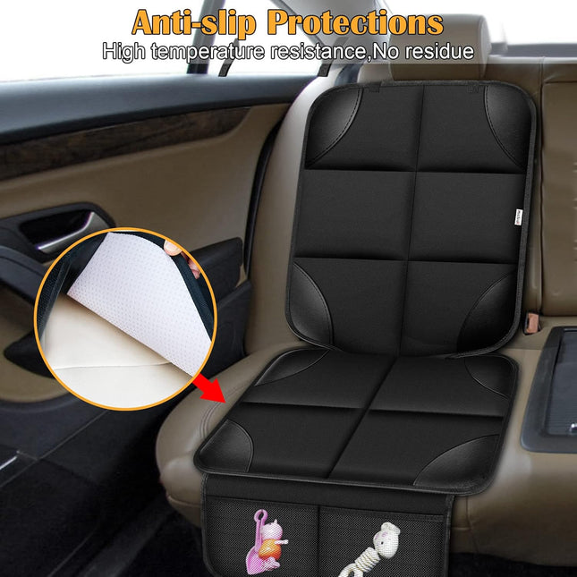 Child Car Seat Protector Durable 600D Fabric Waterproof Car Seat Cover with Thick Padded Non-Slip Backing – product detail