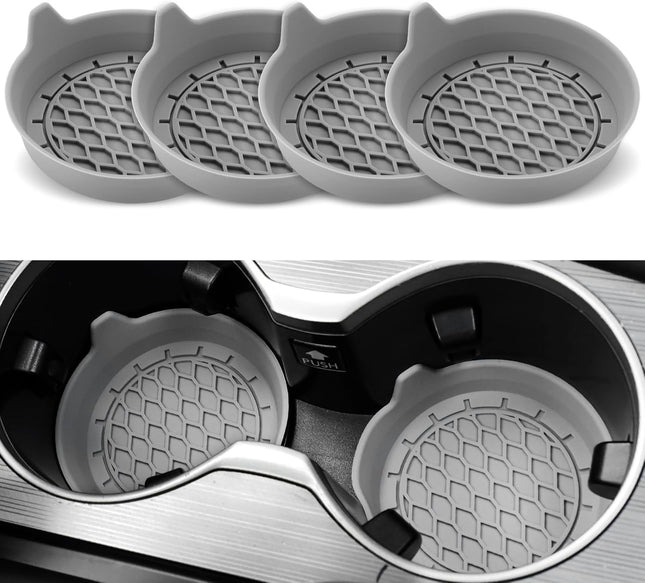 Car Cup Holder Coaster Silicone Cup Holder Insert Universal Anti-Slip Cup Holder Auto Accessories Interior