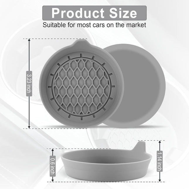 Car Cup Holder Coaster Silicone Cup Holder Insert Universal Anti-Slip Cup Holder Auto Accessories Interior – product detail