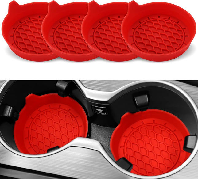 Car Cup Holder Coaster Silicone Cup Holder Insert Universal Non-Slip Cup Holder Auto Accessories Interior