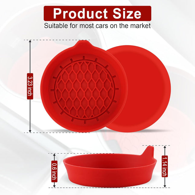 Car Cup Holder Coaster Silicone Cup Holder Insert Universal Non-Slip Cup Holder Auto Accessories Interior – product detail