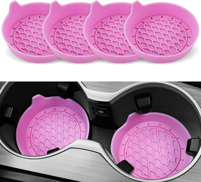 Car Cup Holder Coaster Silicone Cup Holder Insert Universal Non-Slip Cup Holder Auto Accessories Interior