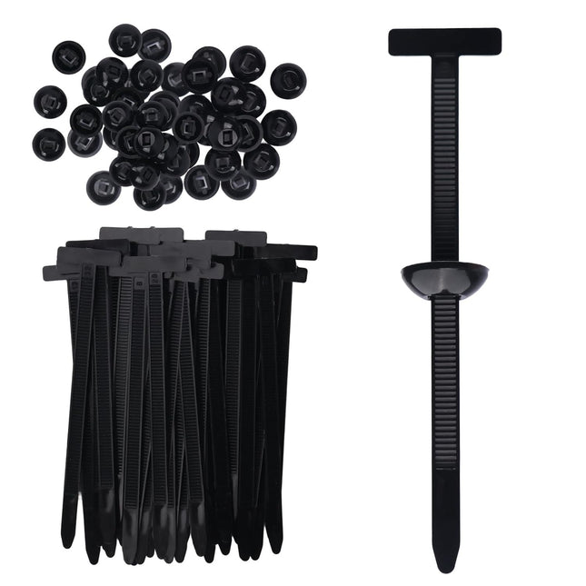 100 Pcs Nylon Universal Cable Buckle for V1102-B0FG2PC6LS