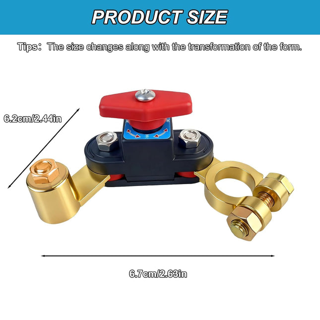 Car Battery Power Cut-off Switch Circuit Breaker Adjustable Pure Copper Stable Transmission – product detail