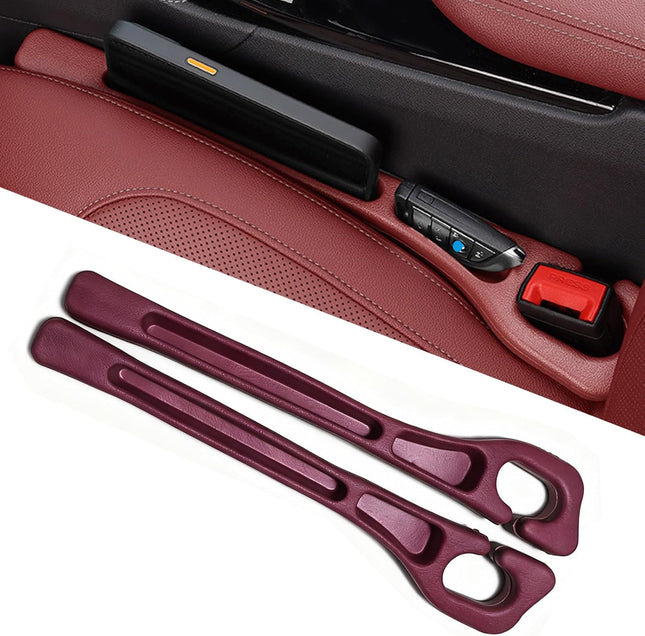 Car Seat Crevice Fill Organizer 2 pcs V1102-B0G4811Q28 in Red