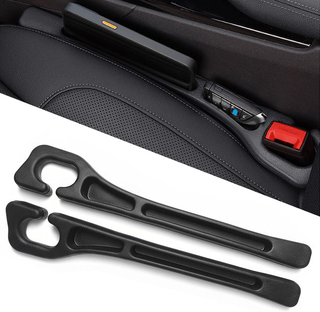 Car Seat Crevice Fill Organizer 2 pcs V1102-B0G487Q431 in Black