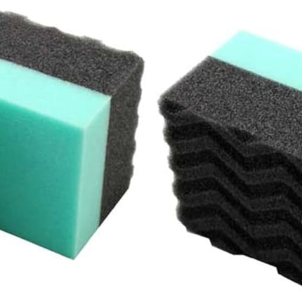 Tire Shine Applicator Pads - Foam Pads for Applying Tire Dressings, Protectants, Wax, Polish and Car Detailer Products for Trucks and SUVs , (Pack of 4)