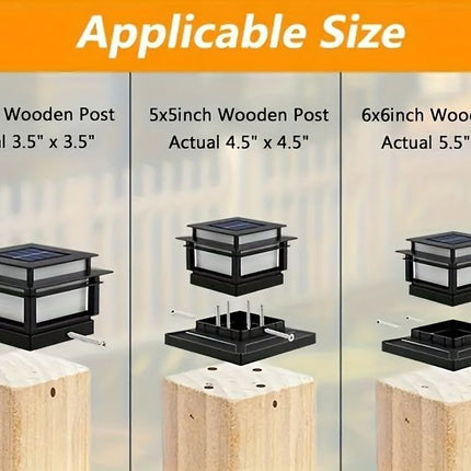 solar post cap lights, outdoor LED lights, nickel batteries, IPX4 water resistant, garden lighting, porch lighting, patio lighting, staircase lighting, Australian outdoor decor, eco-friendly garden lights, automatic dusk to dawn, fence post lights, solar