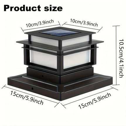 solar post cap lights, outdoor LED lights, nickel batteries, IPX4 water resistant, garden lighting, porch lighting, patio lighting, staircase lighting, Australian outdoor decor, eco-friendly garden lights, automatic dusk to dawn, fence post lights, solar
