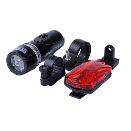 Bicycle Front Light LED Bike Light Set Butterfly Rear (Size 2PCS)