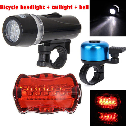 Bicycle Front Light LED Bike Light Set Butterfly Rear (Size 3PCS)