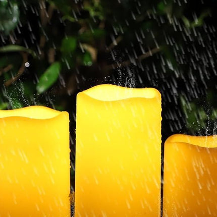 Outdoor LED Candle Battery Operated Candle Patio Decor Garden Lighting