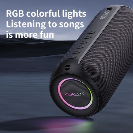 wireless bluetooth speaker, portable speaker, outdoor speaker, waterproof speaker, RGB light speaker, bass heavy speaker, camping speaker, beach speaker, Australia outdoor audio - Green - Size IPX7