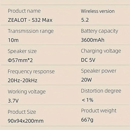 wireless bluetooth speaker, portable speaker, outdoor speaker, waterproof speaker, RGB light speaker, bass heavy speaker, camping speaker, beach speaker, Australia outdoor audio - Green - Size IPX7