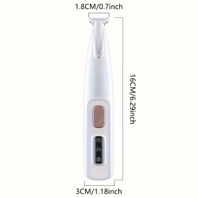 Pet electric clipper dog foot hair trimmer cat foot hair trimmer dog LED light clipper hair trimmer – product detail