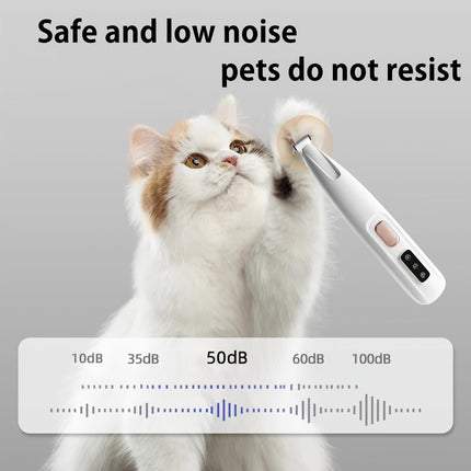 Pet electric clipper dog foot hair trimmer cat foot hair trimmer dog LED light clipper hair trimmer electric clipper h