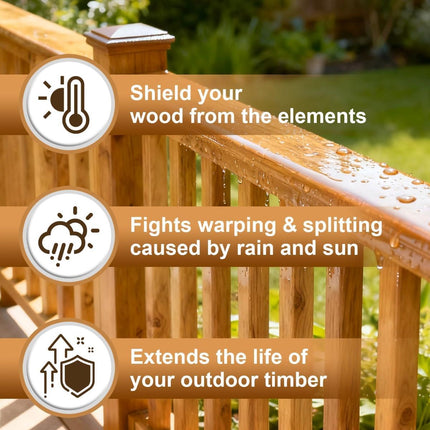 Clear Wood Varnish 6.35 Oz, Water Based Sealer for Wood | Fast drying satin varnish. Works on furniture and small woodcrafts, provides long-lasting clear protective coating