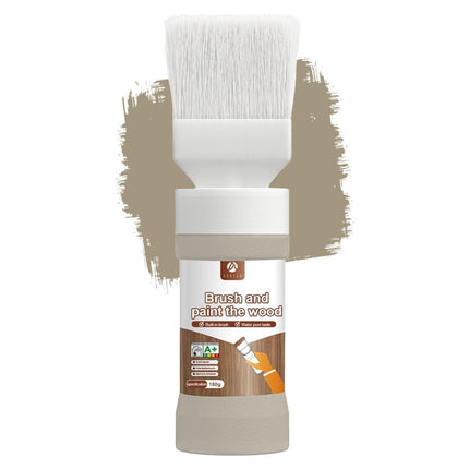 Amber Multi-Surface Touch-Up Paint 6.35 Oz for Wood, Metal & Cabinets | Fast drying water-based formula,No sanding required, great for repairing marks on wooden, metal furniture