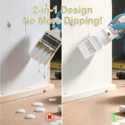 Beige Multi-Surface Touch-Up Paint 6.35 Oz for Wood, Metal & Cabinets | Water-based fast drying coating. No sanding required, repairs scratches on wood furniture, metal surfaces and cabinets.