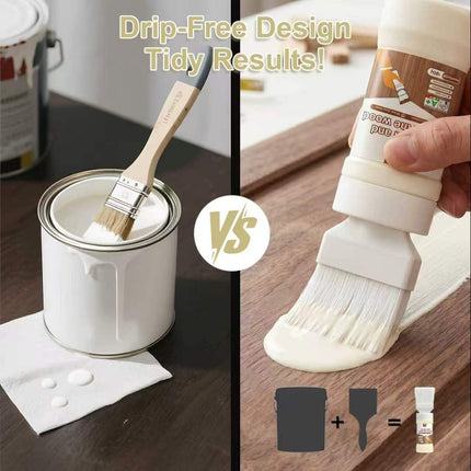 Beige Multi-Surface Touch-Up Paint 6.35 Oz for Wood, Metal & Cabinets | Water-based fast drying coating. No sanding required, repairs scratches on wood furniture, metal surfaces and cabinets.
