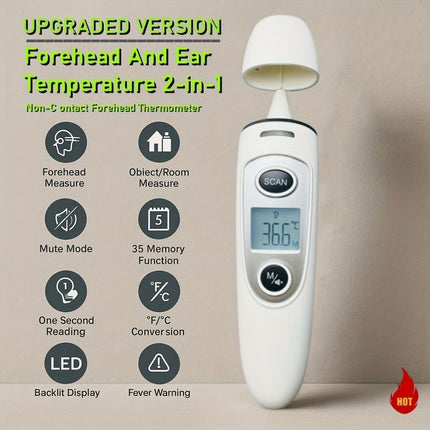 3-In-1 Thermometer Non-Contact Thermometer Forehead Thermometer Ear