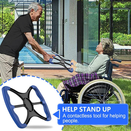 Lift Assist for Elderly,Aids for Disabled and Elderly with No-Slip Grip Handles,Standing Aids & Supports to Transfer Elderly, Senior, Bariatric, Patient Or Disabled,As Seen On Tv - Blue - Size 9.6in