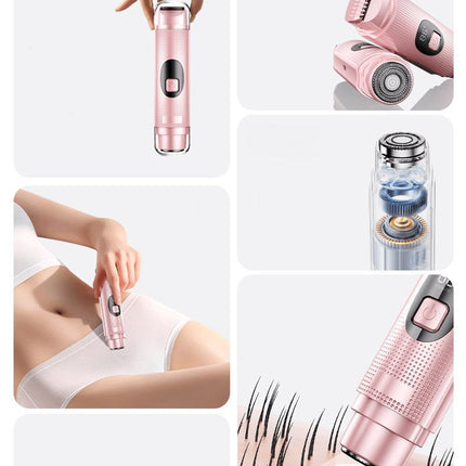2-In-1 Hair Trimmer Portable Shaver Hair Removal Men'S Grooming Women'S - Blue - Size 20cm