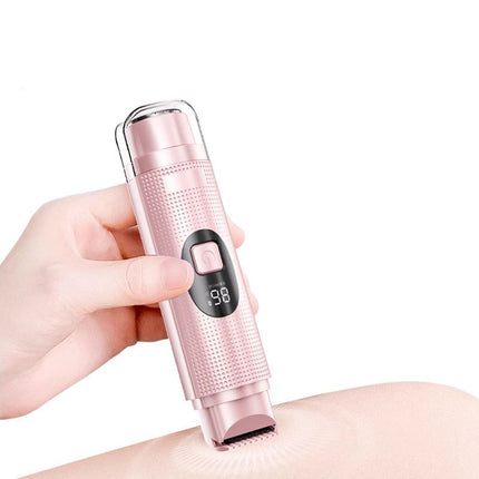 2-In-1 Hair Trimmer Portable Shaver Hair Removal Men'S Grooming Women'S - Pink - Size 20cm