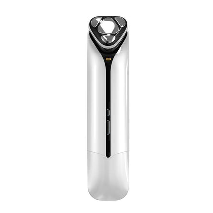 2-in-1 Ultrasonic Skin Scrubber & EMS Massager: Red/Blue Light Therapy for Deep Cleansing, Blackhead Removal & Essence Absorption - White - Size 20cm