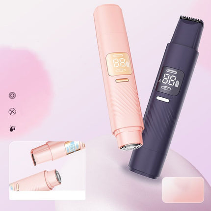 2in1 Hair Trimmer Electric Shaver Portable Shaver Hair Removal Men'S Grooming - Blue - Size 18cm