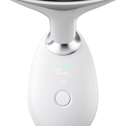 Face Neck Tool for Skin Care, Electric Neck Face Lifting Device for Wrinkle Removal - White - Size 89mm