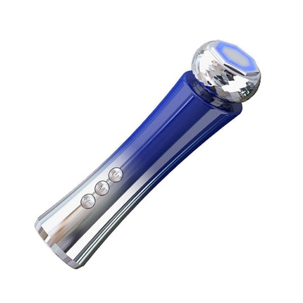Mode Cooling and Warming Massage Tool with Silents Motor for Sensitives Skin and Tired Eye Relief Quiet Throb Massagers - Blue - Size 15cm