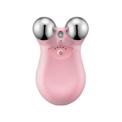 Microcurrent Facial Device,Latest Red Light Technology,Enhances The Ability to Lift The Face and Tighten The Skin,Facial Wrinkle Equipment,Smart Photon Micro-Current Device - Pink - Size 15cm