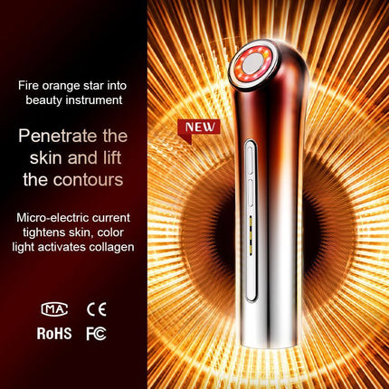 Microcurrent Facial Device, Red Light Therapy for Face and Neck, Skin Care Facial Massager Perfect Gifts for Women Men