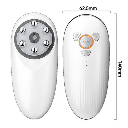 Body Sculpting Machine with Red Light Therapy for Face & Body, Cupping Therapy, Electric Cellulite Massage Tool with 2 Cups, Gift for Women - Black - Size 14cm